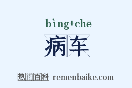病车是什么意思的图片
